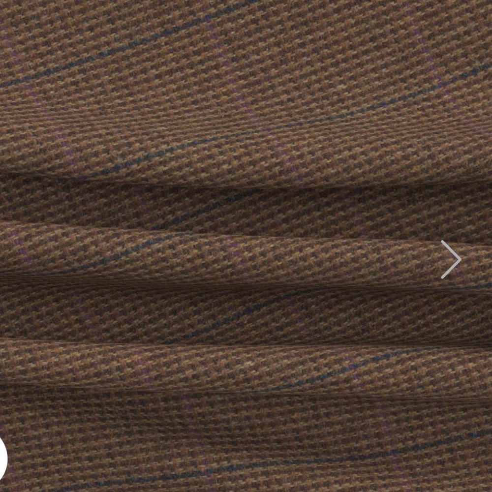 Women's Patchwork Jacket - Brown And Blue - image 3